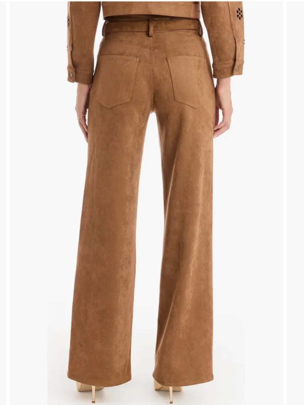 The Noli Shop Kaia Suede High Rise Jean - Picture 4 of 11